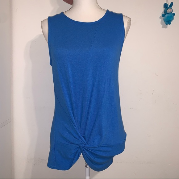 Ann Taylor Tops - Ann Taylor | Blue Sleeveless Top